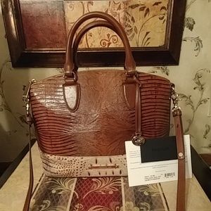 Brahmin Medium Duxbury Satchel Brulee